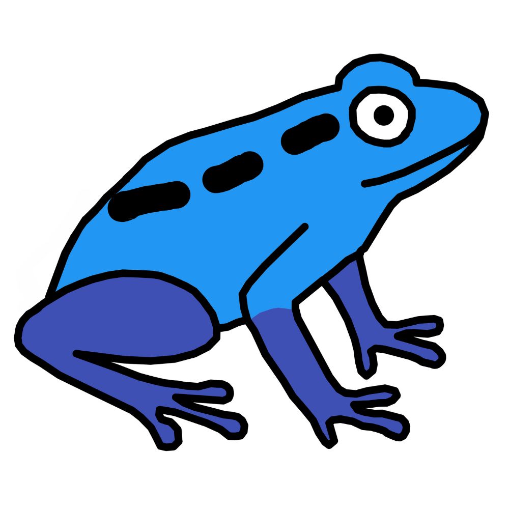 Blue Frog design