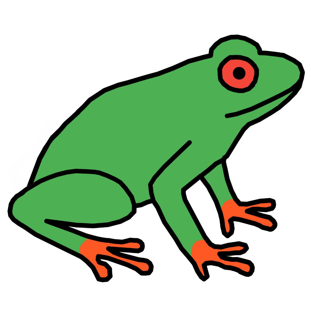 Green Frog design